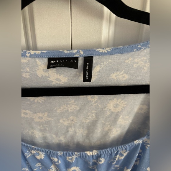 Blue Floral Blouse - Picture 3 of 5